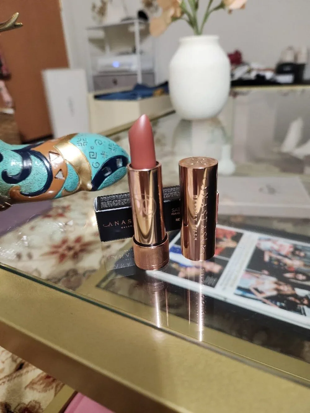 Anastasia Beverly Hills Satin Lipstick- Peach Amber